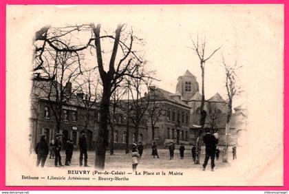 Beuvry - La Place et la Mairie - Animée - LIBRAIRIE ARTESIENNE  Beuvry Berthe