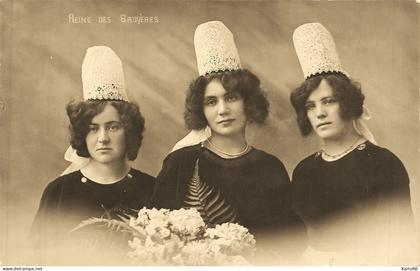 beuzec cap sizun , finistère * carte photo * reine des bruyères * 1925 * photographe villard à quimper