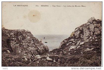 Dép 29 - Y831 - Beuzec Cap Sizun - Les roches du moulin blanc - état