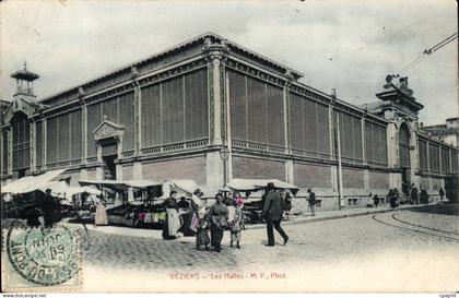 Beziers CPA Les halles