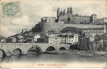 CPA BEZIERS Vue generale