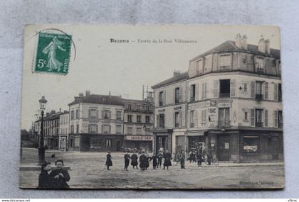 Bezons, entrée de la rue Villeneuve, Val d'Oise 95