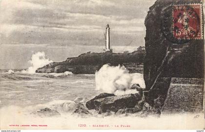 CPA Biarritz la phare