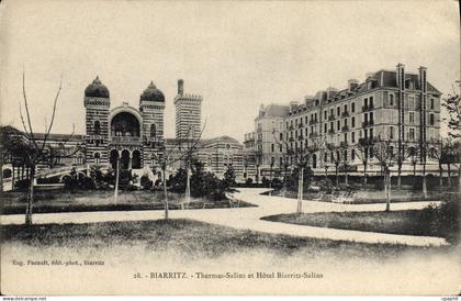 CPA Biarritz Thermes Salins Et Hotel Biarritz-Salins