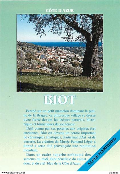 06 - Biot - Vue Générale - CPM - Carte Neuve - Voir Scans Recto-Verso