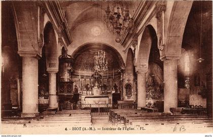 CPA BIOT - Intérieur de Église (639271)