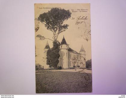 2019 - 673  BIZANOS  :  Le  CHÂTEAU  1905