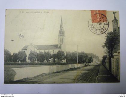 BIZANOS  :  L'EGLISE   1907