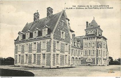 44 - Blain - Château de Pont-Plétin, pris à l'Ouest - CPA - Voir Scans Recto-Verso
