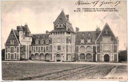 CPA   Carte Postale France  Blain Château de Pont Piétin   1917  VM108845