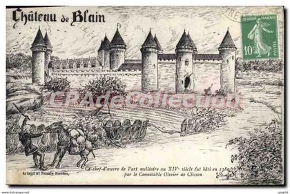 CPA Chateau De Blain 1380