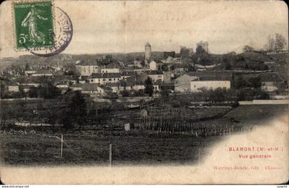 CPA Blamont (m et m) Vue generale