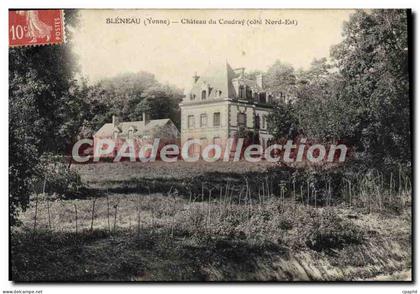 CPA Bleneau Yonne Chateau du Coudray Cote Nord Est