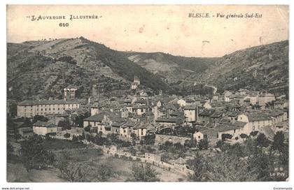 CPA - Carte Postale France-Blesle Vue générale  sud est 1910 VM36129