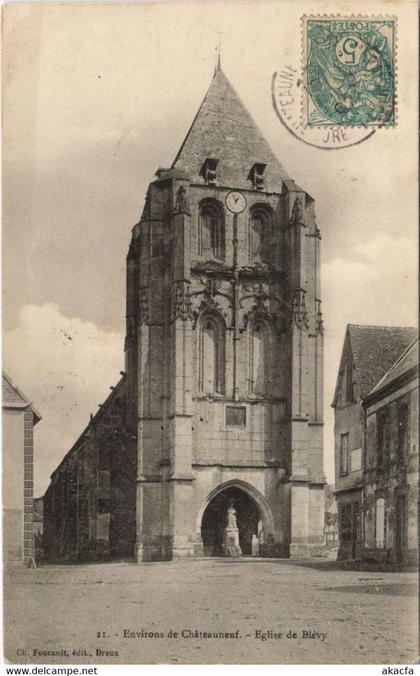 CPA Environs de CHATEAUNEUF - L'Église de BLÉVY (33401)