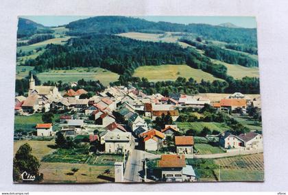 Cpm 1972, Boëge, vue générale aérienne, haute Savoie 74