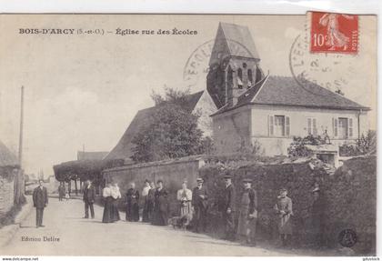 Yvelines - Bois-d'Arcy - Eglise rue des Ecoles