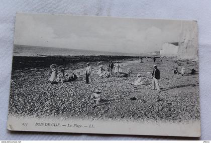 Cpa 1905, Bois de Cise, la plage, Somme 80