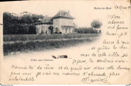 CPA Bois le Roi Villa des Chenes