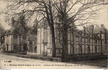 Boissy saint leger CPA Chateau du prince de Wagram vu de cote