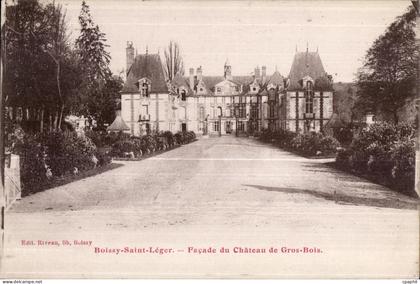 CPA Boissy Saint Leger Facade du Chateau de Gros Bois