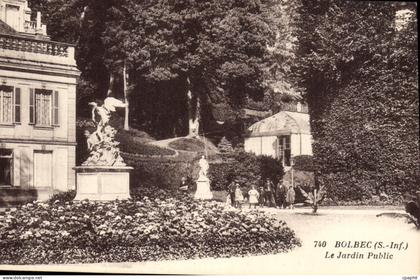 CPA Bolbec S Inf Le Jardin Public