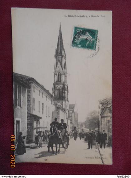 CPA - Bon-Encontre - Grande-Rue