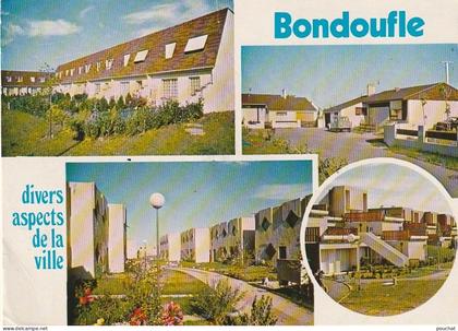 ZY 130_(91) BONDOUFLE _ CARTE MULTIVUES _ DIVERS ASPECTS DE LA VILLE - 2 SCANS