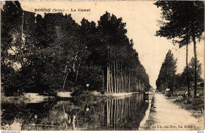 CPA Bondy Le Canal (1360916)