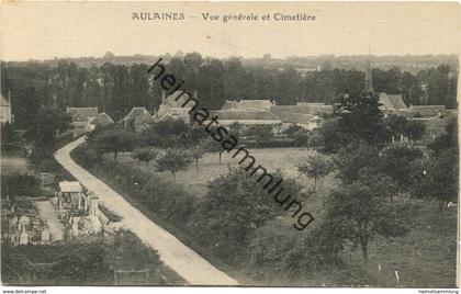Bonnetable-Aulaines - Sarthe - Vue generale et Cimetiere