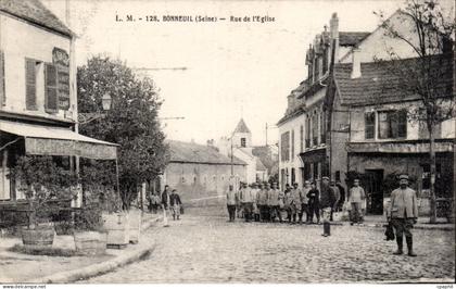 CPA Bonneuil Rue de l'eglise
