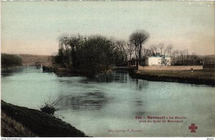 CPA BONNEUIL-sur-MARNE Moulin pris du Quai (1352367)