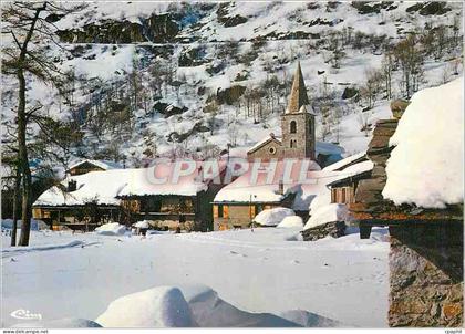 CPM Bonneval sur Arc (Savoie) Alt 1835m le village blotti pres de son eglise