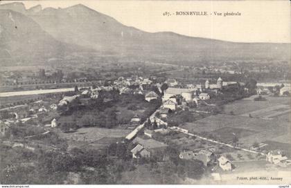 Bonneville cPA Vue generale