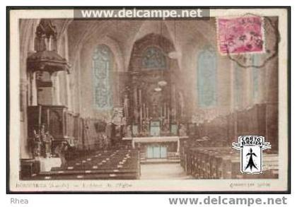 78 Bonnières-sur-Seine - BONNIERES (S-et-O) - Intérieur de l'Eglise - sépia