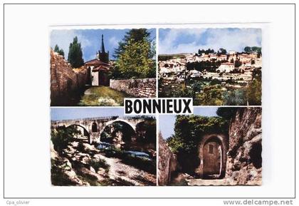 84 BONNIEUX Multivue, Eglise, Vue Générale, Pont, Porte, ed Cellard 805, CPSM 10x15, 197?