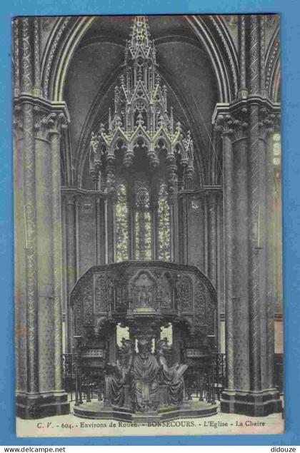 76 - Bonsecours - L'Eglise - La Chaire - Carte Vierge