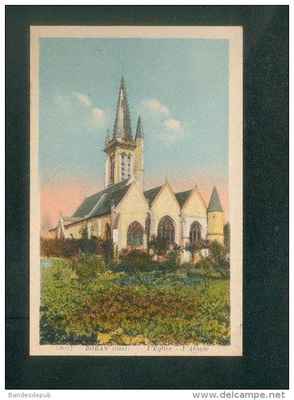 Boran sur Oise (60) - Eglise - Abside  (  Photo Edition 10047)