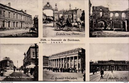 Bordeaux - Souvenir - CPA