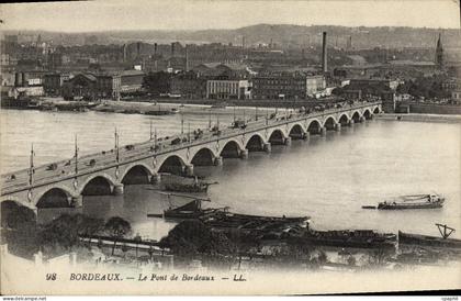 CPA Bordeaux Le Pont de Bordeaux
