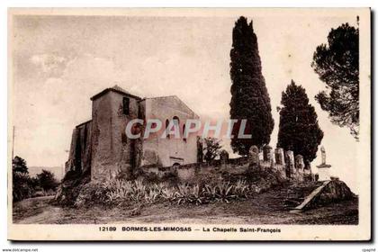 Bormes les Mimosas CPA La chapelle Saint Francois
