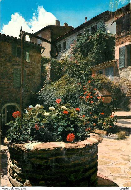 CPM Bormes les Mimosas (Var) Vieux puits fleuri