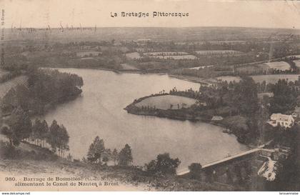 22 - ALLINEUC - Barrage de Bosméléac alimentant le Canal de Nantes à Brest