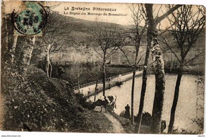 CPA La Digue du Barrage de Bosméléac (230551)