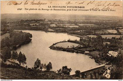 CPA Vue générale du Barrage de Bosméléac - pres Uzel (381770)