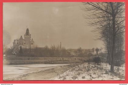 59 - Bouchain - Carte photo du chateau Risbourg et vue générale