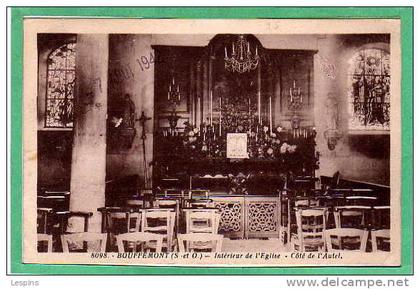 BOUFFEMONT  --  Intérieur de l'Eglise - côté L'Autel
