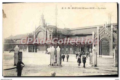 CPA Boulogne sur Mer la Gare