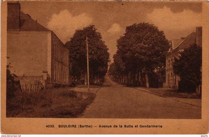 CPA Bouloire - Avenue de la Butte et Gendarmerie (112484)