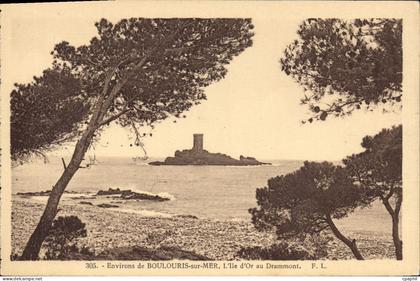 CPA Envrions de Boulouris sur Mer l'Ille d'Or au Drammont